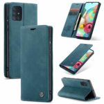 variatie Caseme retro Book Cover Samsung A71 – Blauw