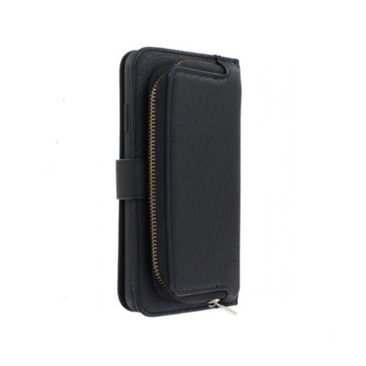 Furlo Wallet Case Met Opbergvakje iPhone 8 Plus / 7 Plus – Zwart