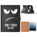 variatie FONU Booklet Case Don’t Touch My Pad iPad 2017 (5e Generatie) / iPad 2018 (6e Generatie)